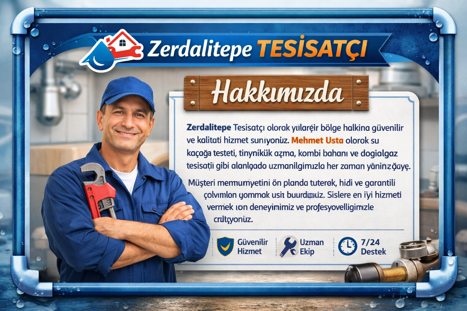 zerdalitepe tesisatçı 